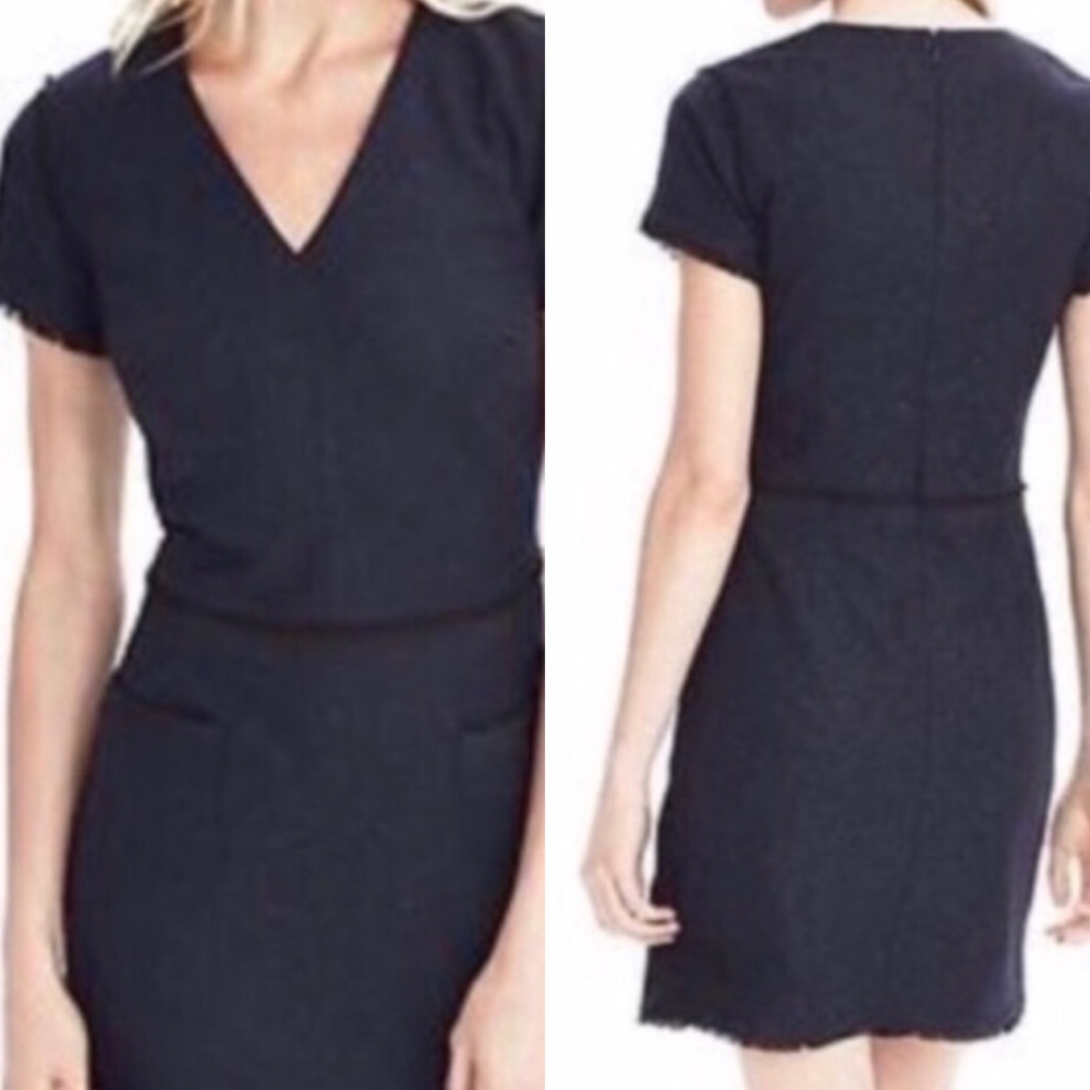 Banana Republic Tweed Fleck Wool Career Dress